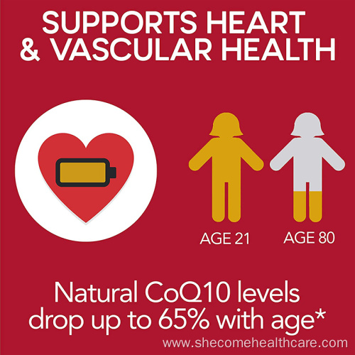 High Quality Coq10 Superior Natural Supplement Coq10 Softgel